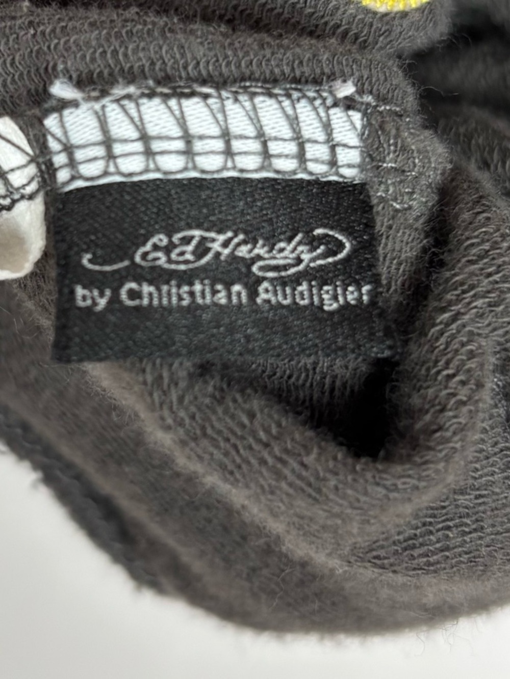 Vintage Ed Hardy Zip Up Hoodie Size Medium Love Kills Slowly Y2K Rhinestone - Picture 9 of 13